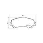 FERODO Fren Balatası Ön Renault Kadjar 15- Nıssan Xtraıl 14- 142×59.8×17.8