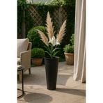 Feronyahome & Garden Metal Organizasyon Vazosu & Özel Boyalı Metal Şemsiyelik [Siyah]