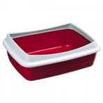 Ferplast 47x36x15 cm Karışık Renkli Nip Plus Yüksek Kenarlı Açık Kedi Tuvaleti