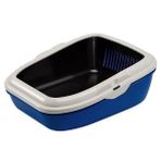 Ferplast 56 x 43 x 21 cm Lacivert Litter Tray Birba Açık Kedi Tuvaleti