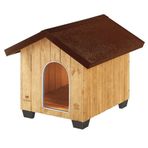 Ferplast 81x102x78 cm L Domus Ahşap Çatılı Köpek Kulübesi