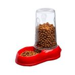 Ferplast Azimut Kırmızı 3 Lt Hazneli Kedi Köpek Mama Ve Su Kabı