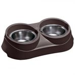 Ferplast Duo Feed 05 2'li Kalın Kedi-Köpek Mama Kabı