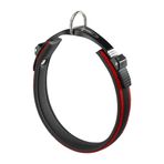 Ferplast Ergonomik köpek tasması ERGOCOMFORT C25 / 60, çift mikro düzenleme kilidi, yumuşak dolgu, hızlı kilit, A: 52 ÷ 60 cm - B: 25 mm kırmızı