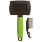 Ferplast Gro 5800 İnce Metal Dişli Kedi Tarağı, S, Green