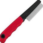 Ferplast Gro 5860 19,5 cm Plastik Saplı Çelik Uçlu Kedi ve Köpek Tarağı