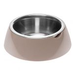 Ferplast Jolie Kedi ve Köpekler için Çelik Mama ve Su Kabı - Medium 900 Ml Gri
