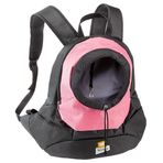 Ferplast Kangoo köpek sırt çantası, kedi sırt çantası, köpek çantası, geniş açıklık, emniyet kemeri, ayarlanabilir kayışlar, maks. 8 kg, 41,5 x 20 x 43 cm, pembe