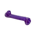 Ferplast PA 6484 Poliüretan Mor 19 cm Tırtıklı Köpek Kemiği