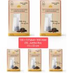 FERRAGNI Home Porcellana Firenze Çay Demleme Filtre Kağıdı 2xl Jumbo Boy 15*22 cm Kutulu 5 Paket (500 Adet) - Bitki Çayı