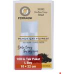FERRAGNI HOME Porcellana Firenze Çay Demleme Poşeti (Çay Filtresi) 10 * 22 cm(L BOY) Tek Paket (100 Adet)