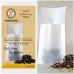 FERRAGNI Home Porcellana Firenze Çay Demleme Poşeti (Çay Filtresi) Xl Jumbo Boy Tek Paket (100 Adet)