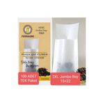 FERRAGNI Porcellana Firenze Çay Demleme Poşeti (Çay Filtresi) 2XL JUMBO BOY Tek Paket (100 Adet)