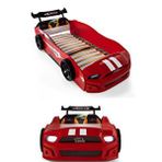 Ferramini Kırmızı Arabalı Yatak Sport Mustang Işıklı