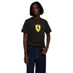 Ferrari Colored Shield Erkek Siyah Günlük Stil T-Shirt 63531001