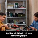 Ferrari Sf–24 F1 Araba 42207 – Yetişkinler Için 1:8 Ölçekli V6 Motor, Vites Kutusu, Direksiyon Drs Içeren Koleksiyonluk Yarış Arabası Modeli Yapım Seti, Hediye Fikri (1361 Parça)