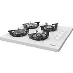 Ferre B2240 Beyaz Cam Set Üstü Ocak