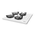Ferre B2240 CE Beyaz Cam Set Üstü Ocak