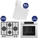 Ferre Chef Edition Turbolu Beyaz 3'lü Ankastre Set QBL62CB-LN386-D078SA