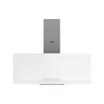 Ferre D068 90 cm Çift Camlı Girintili Dokunmatik Beyaz Davlumbaz