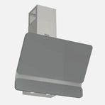 Ferre D082 60 cm Çift Camlı Plane Dokunmatik Gri Davlumbaz