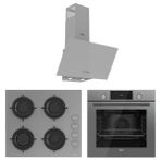 Ferre D088 - CS208 - QMS63CPR Grey Duplin 3'lü Ankastre Set