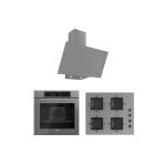 Ferre Ferre Flowart Serisi (Qbl62cpr-Ss208-D079) Ankastre Set