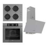 Ferre Flowart Basic CS208 - XE62CPR - D088 Gri 3'lü Ankastre Set