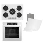 Ferre Flowart Basic RS036 - XE62CB - D064 Beyaz 3'lü Ankastre Set