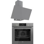 Ferre Flowart D079 - QMS63CPR Gri 2'li Ankastre Set