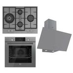 Ferre Flowart ED078- QMS63CPR -D079 3'lü Gri Ankastre Set