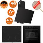 Ferre Flowart Kappa Silenart Ultra Sessiz Siyah Ankastre Set ( D077-SA + QBL62CS + MS261 )