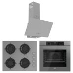 Ferre Flowart Lumora Essential Gri 3'lü Ankastre Set ( QBL63CPR-CS208-D088 )