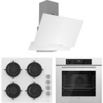 Ferre Flowart Lumora Pro QBL63CB - CS206 - D064 Beyaz 3'lü Ankastre Set