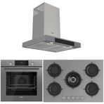 Ferre Flowart Mega RS038 - QMS63CPR - D1021 3'lü Gri Ankastre Set