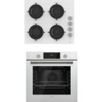 Ferre Flowart QMS63CB - CS206 Beyaz 2'li Ankastre Set