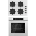Ferre Flowart Serisi 2'Li ( Qbl62cb Ss206) Beyaz Ankastre Set