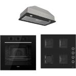 Ferre Flowart Serisi (QBL62CS SS205 D050 ) Ankastre Set