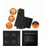 Ferre Flowart Serisi (QBL62CS-SS205-D086) Ankastre Set