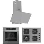 Ferre Flowart Serisi (qbl63cpr Sc408 D088) Ankastre Set Gri