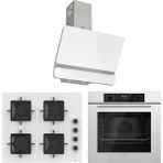 Ferre Flowart Ventora Elite Beyaz 3'lü Ankastre Set ( QBL63CB-SS206-D081 )