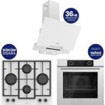 Ferre Fryart Chef Edition Beyaz 3'lü Ankastre Set XE63CB-LN386-D064SA
