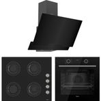 Ferre Fryart CS CS205 - XE63CS -D063 3'lü Siyah Ankastre Set