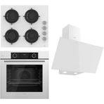 Ferre Fryart CS XE63CB - CS206 - D078 Beyaz 3'lü Ankastre Set