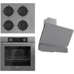 Ferre Fryart CS XE63CPR - CS208 - D082 Gri 3'lü Ankastre Set