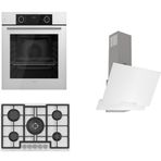 Ferre Fryart D064 - ED036 - XE63CB Beyaz 3'lü Ankastre Set