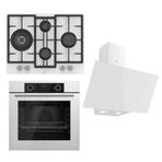 Ferre Fryart ED076 - XE63CB -D078 3'lü Beyaz Ankastre Set