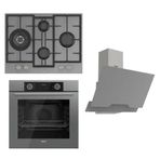 Ferre Fryart ED078 - XE63CPR -D065 3'lü Gri Ankastre Set