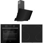 Ferre Fryart Ms Serisi D063 - MS261 - XE63CS Siyah 3'lü Ankastre Set
