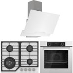 Ferre Fryart Nt Asimetrik D064 - NT026/W - XE63CB 3'lü Beyaz Ankastre Set